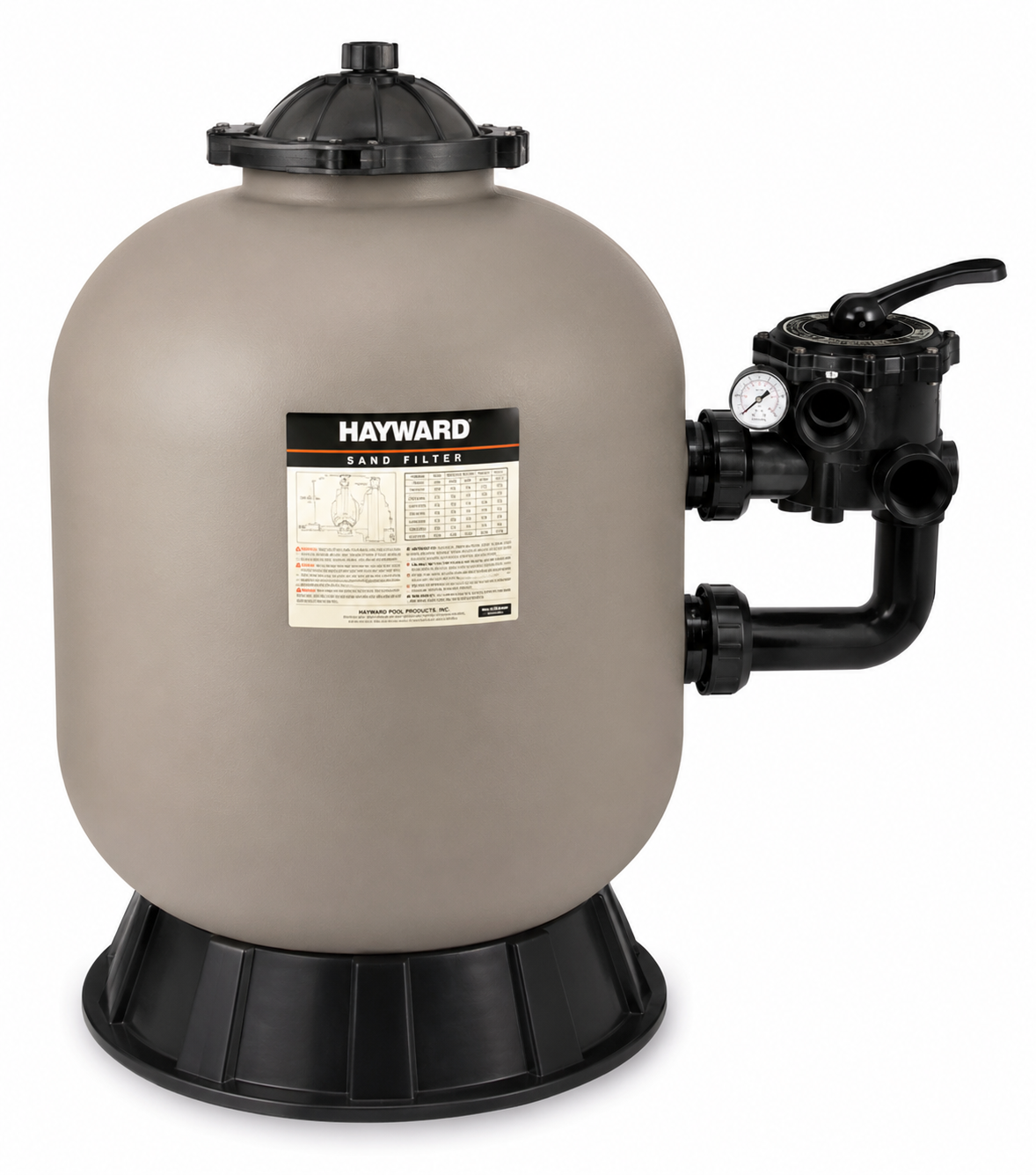 Filtro a Sabbia Hayward Side con Valvola Vari-Flo a 6 Vie