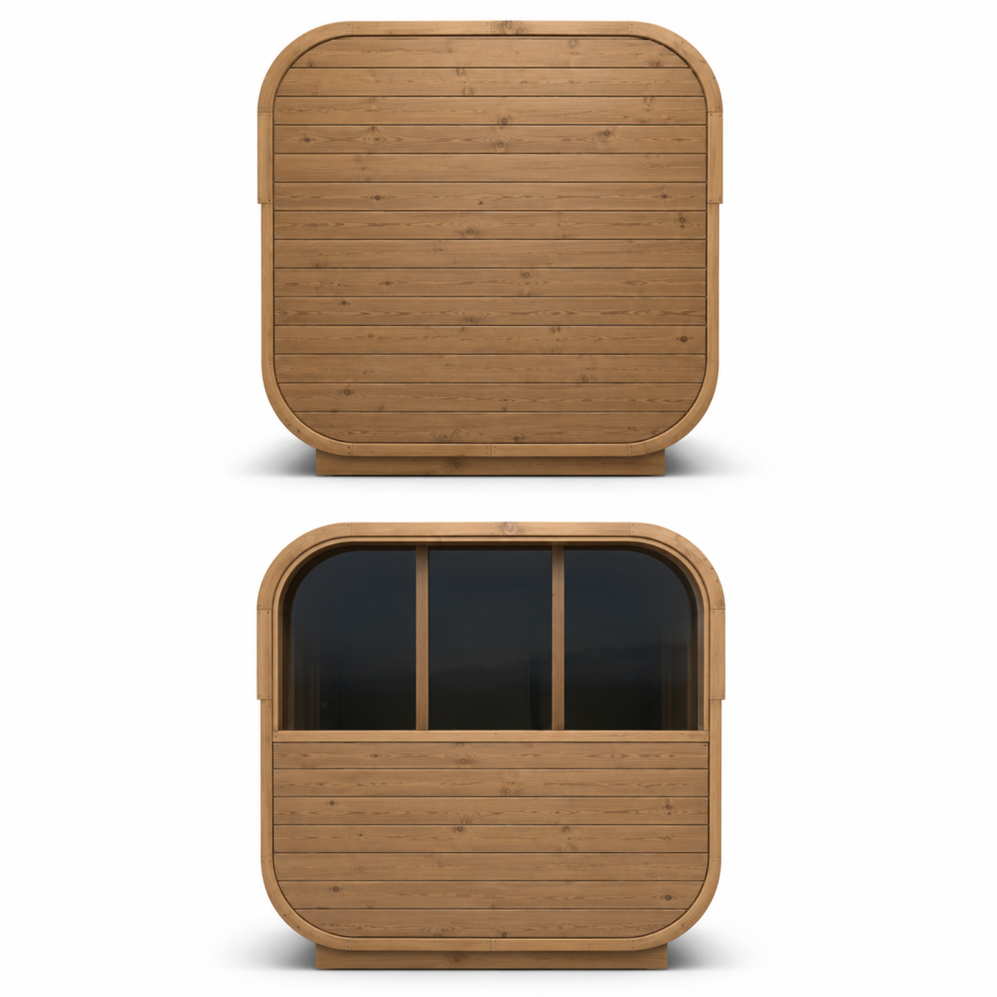 Sauna da Esterno Quadra-X in Pino Scandinavo
