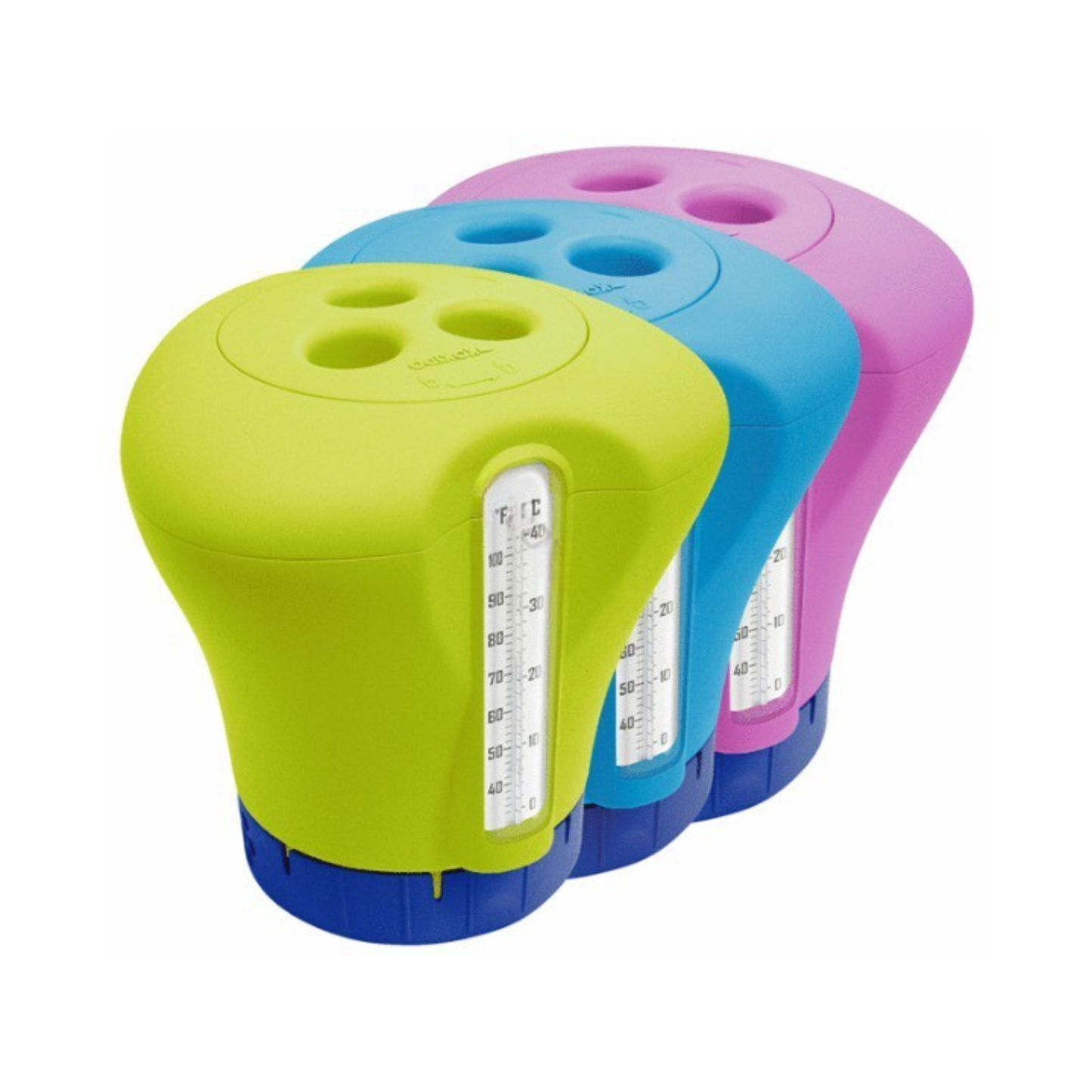 Dispenser Galleggiante Cloro e Bromo con Termometro