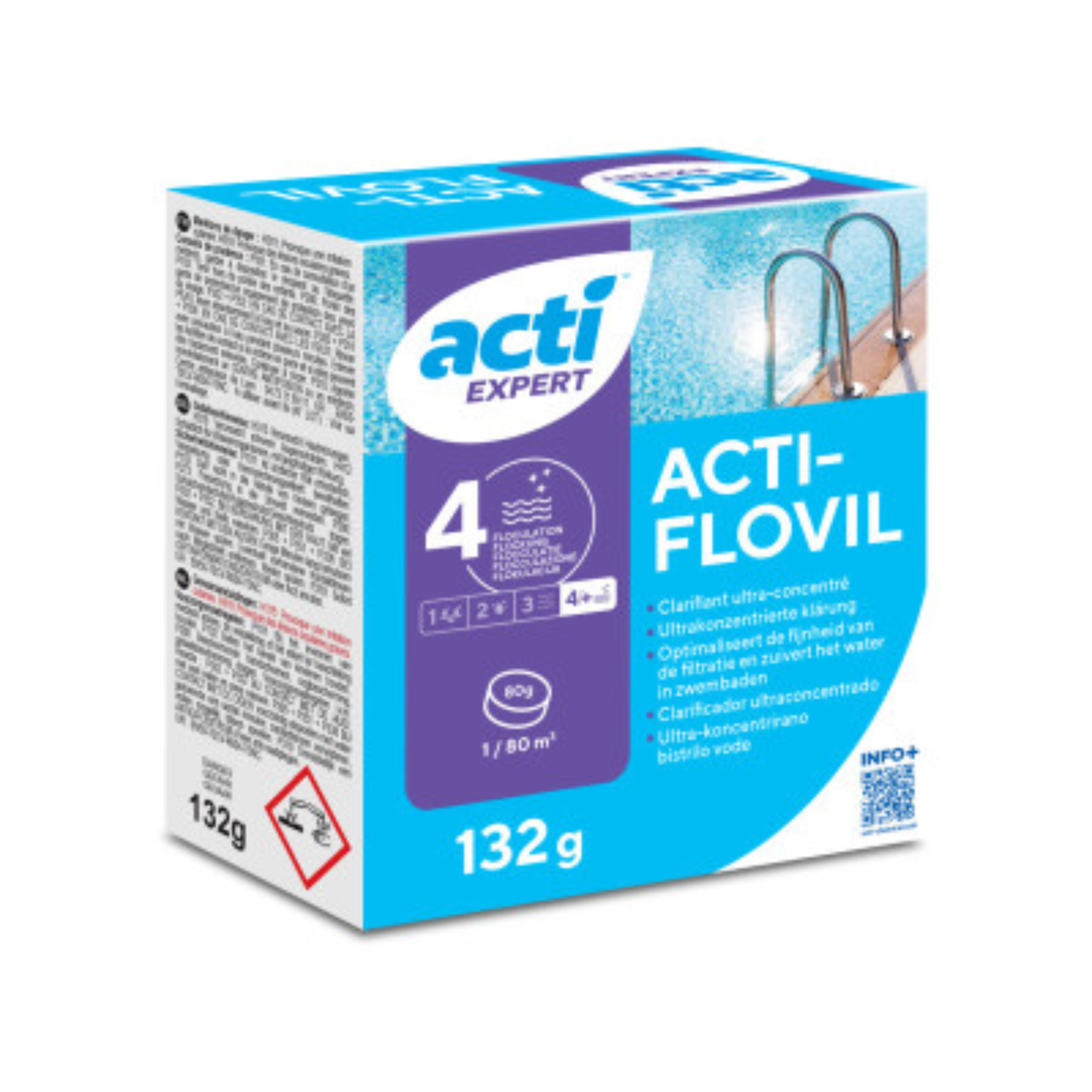 Acti by Flovil Flocculante in Pastiglie per Piscina