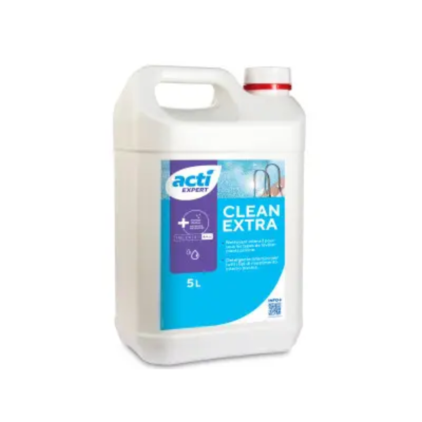 Clean Extra Detergente Liquido Concentrato per Superfici Piscina