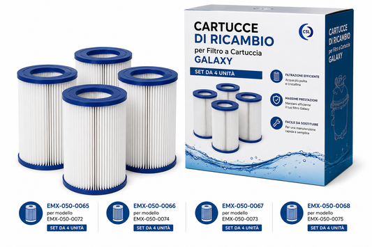 Cartucce di Ricambio per Filtro a Cartuccia Galaxy
