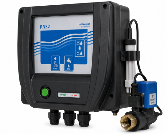 Centralina di Reintegro Livello RNS2 per Piscine a Skimmer