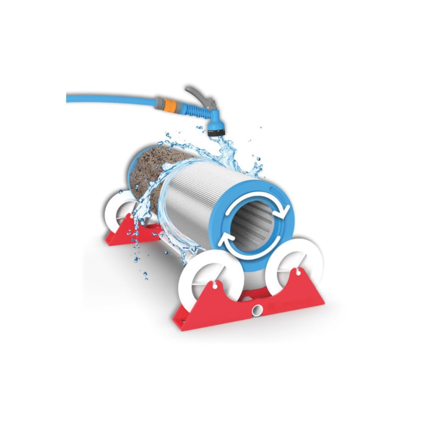 Spin Filter Supporto Rotativo per Cartucce Filtro Spa e Piscina
