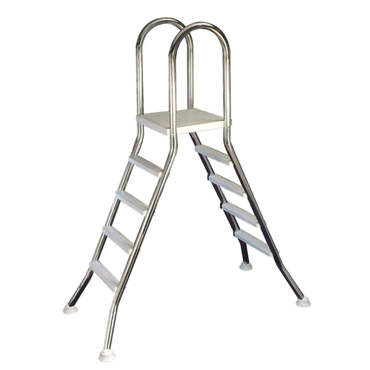 Scaletta Inox per Piscine Fuoriterra 4 o 5 Gradini