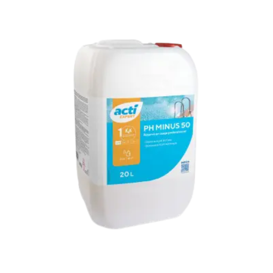 PH Minus 50 Liquido Correttore pH Professionale per Piscina