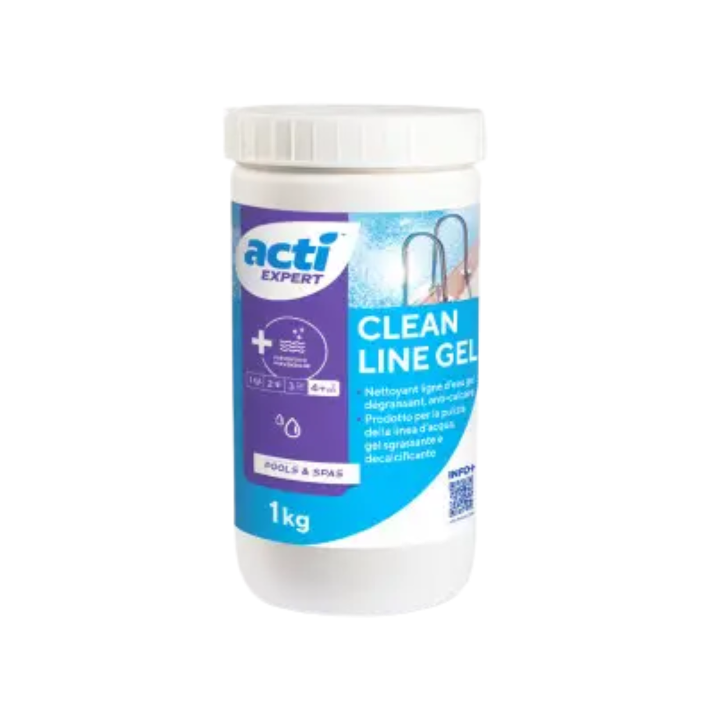 Clean Line Gel Pulizia Linea d’Acqua Piscina