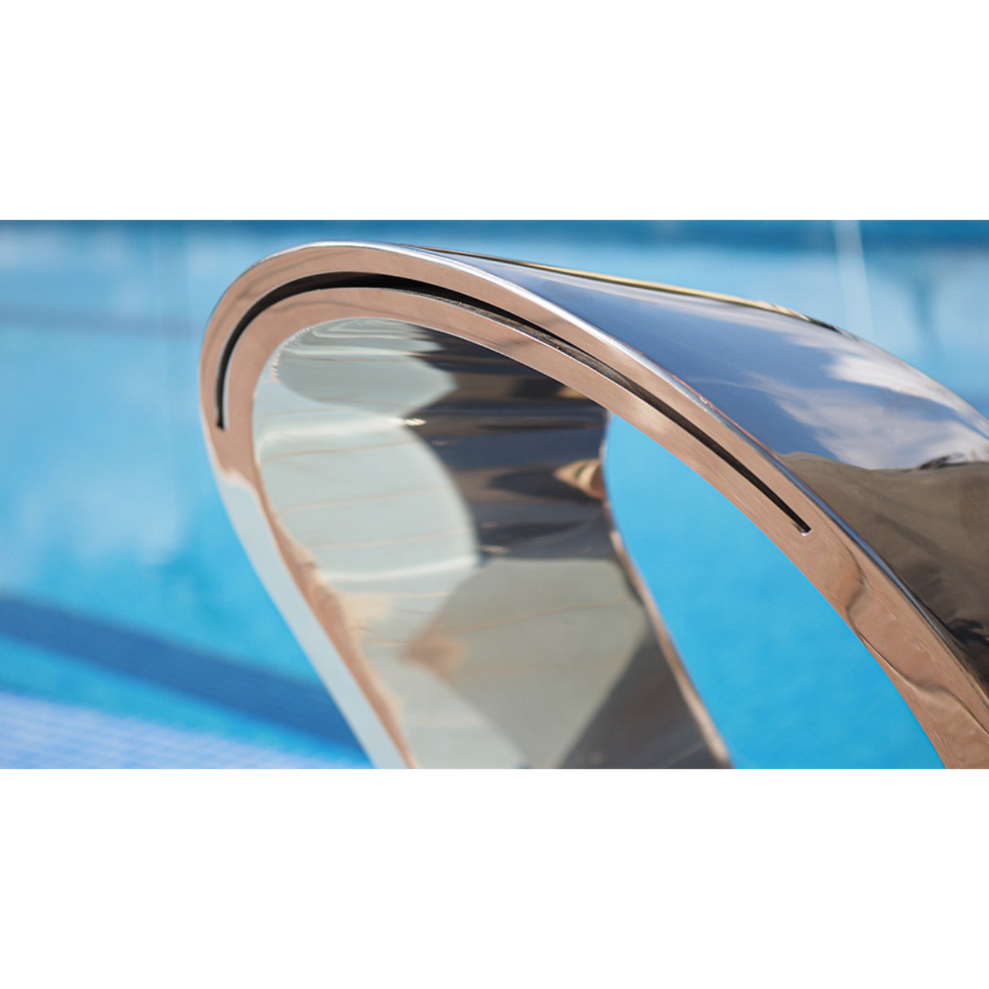 Cascata Mini Bow in Acciaio Inox AISI 316L per Piscina