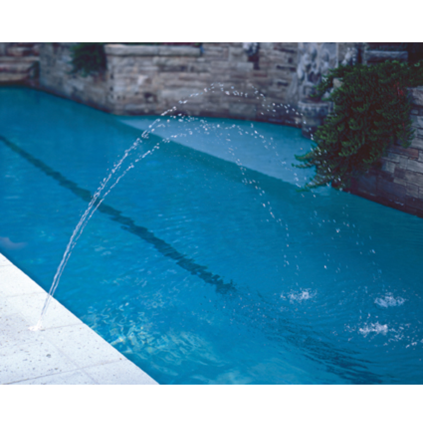 Zampillo Multieffetto per Piscina con 5 Ugelli Intercambiabili
