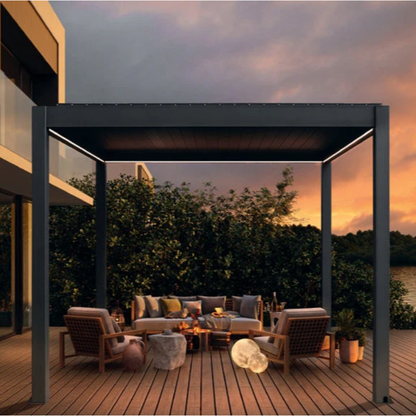 Pergola Standard Motorizzata in Alluminio con Tetto a Lame
