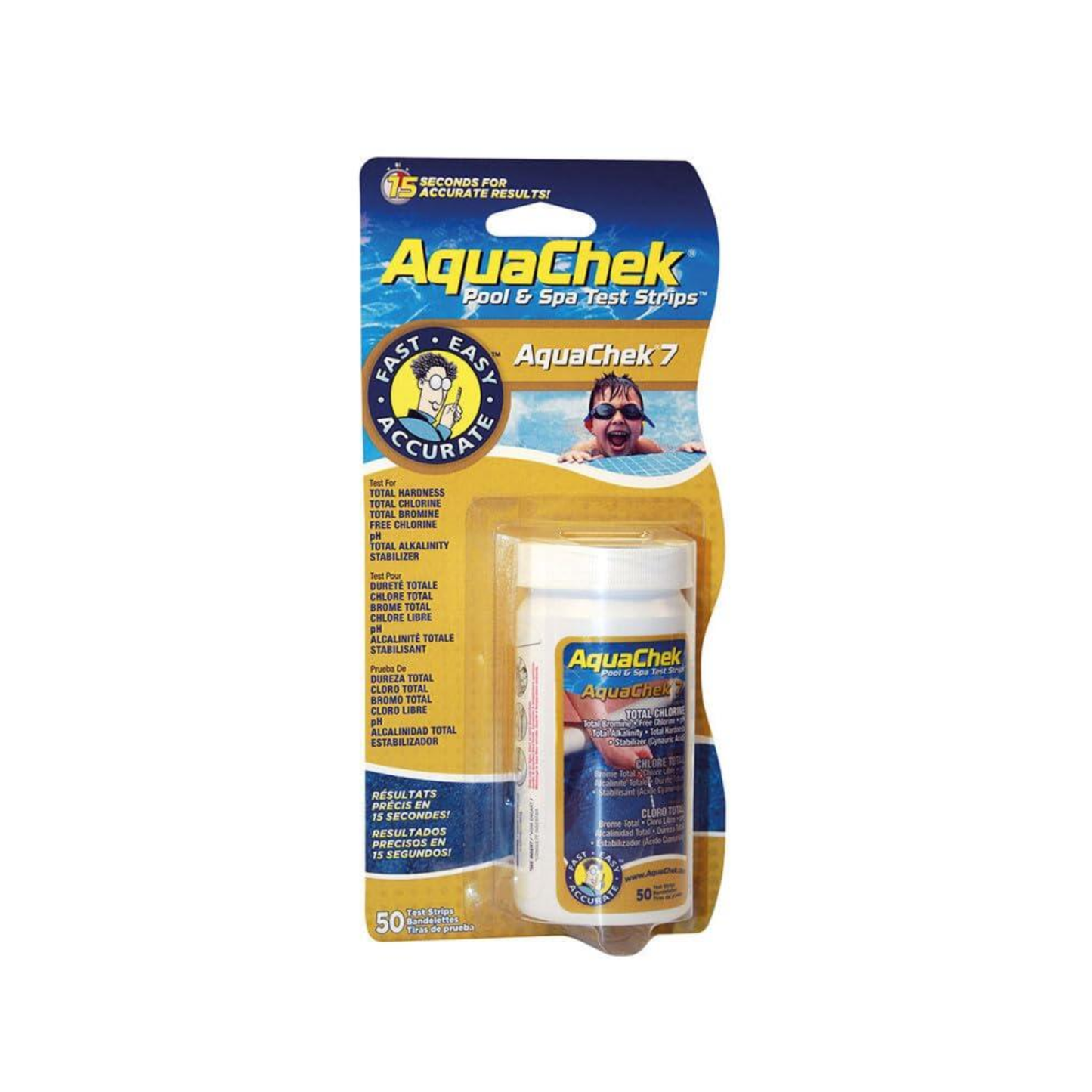 Aquachek Test Strips Reagenti su Stick per Piscina e Spa